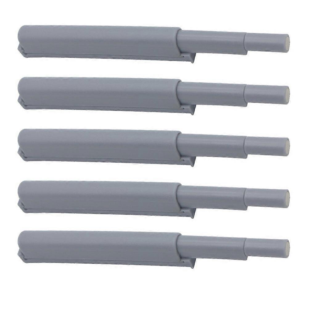 5Pcs Cabinet Door Touch Open System Damper Buffer With Magnet ABS Drawer Door Closet Hinges