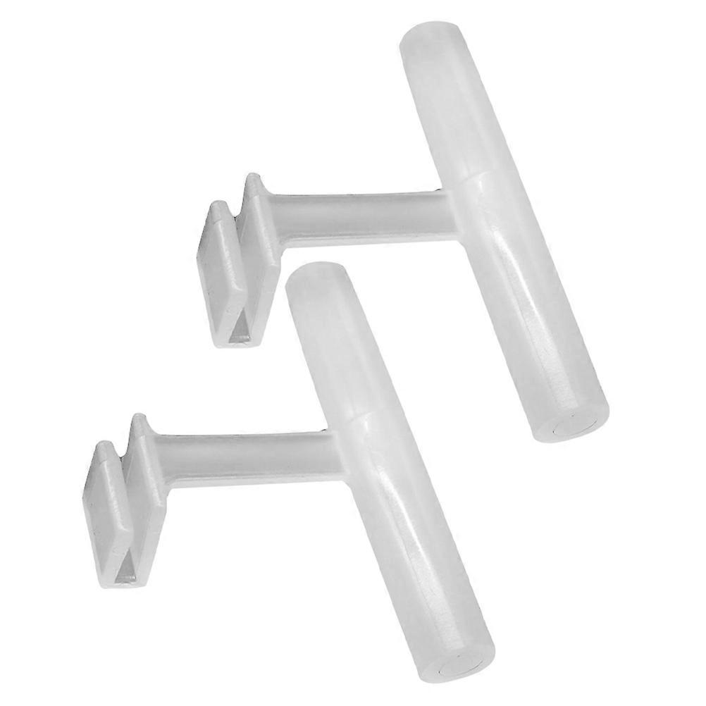 Bird Feeder Perch Acrylic Front Stand for Easy Feeding 4Pcs Set