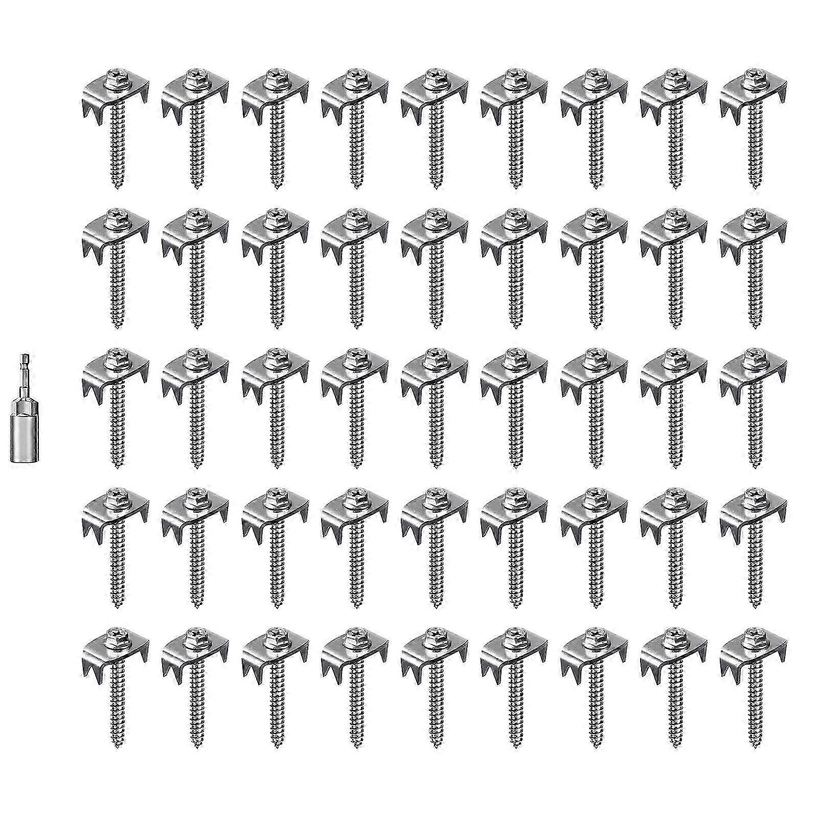 Upgrades Fence Stabilizers Reusable Metal Anchors Time Saving Solution Simple Installation for Efficient boundaries Setups