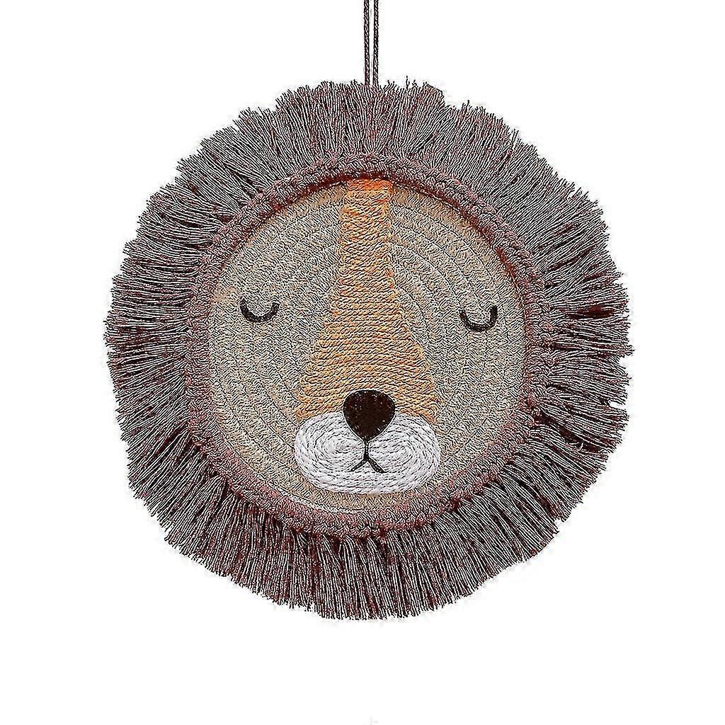 Nordic Hand Woven Cartoon Animal Hanging Decoration Cotton Rope Weaving Ornament