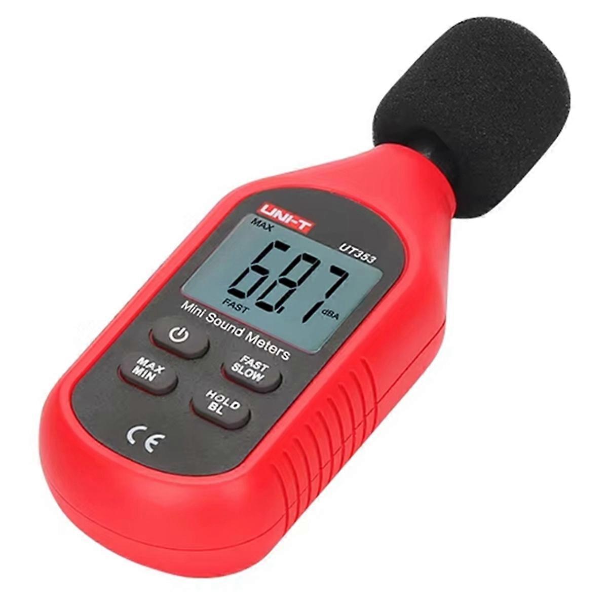 UT353 Noise Measuring Instrument Db Meter 30-130dB Mini Audio Sound Level Meter Decibel Monitor