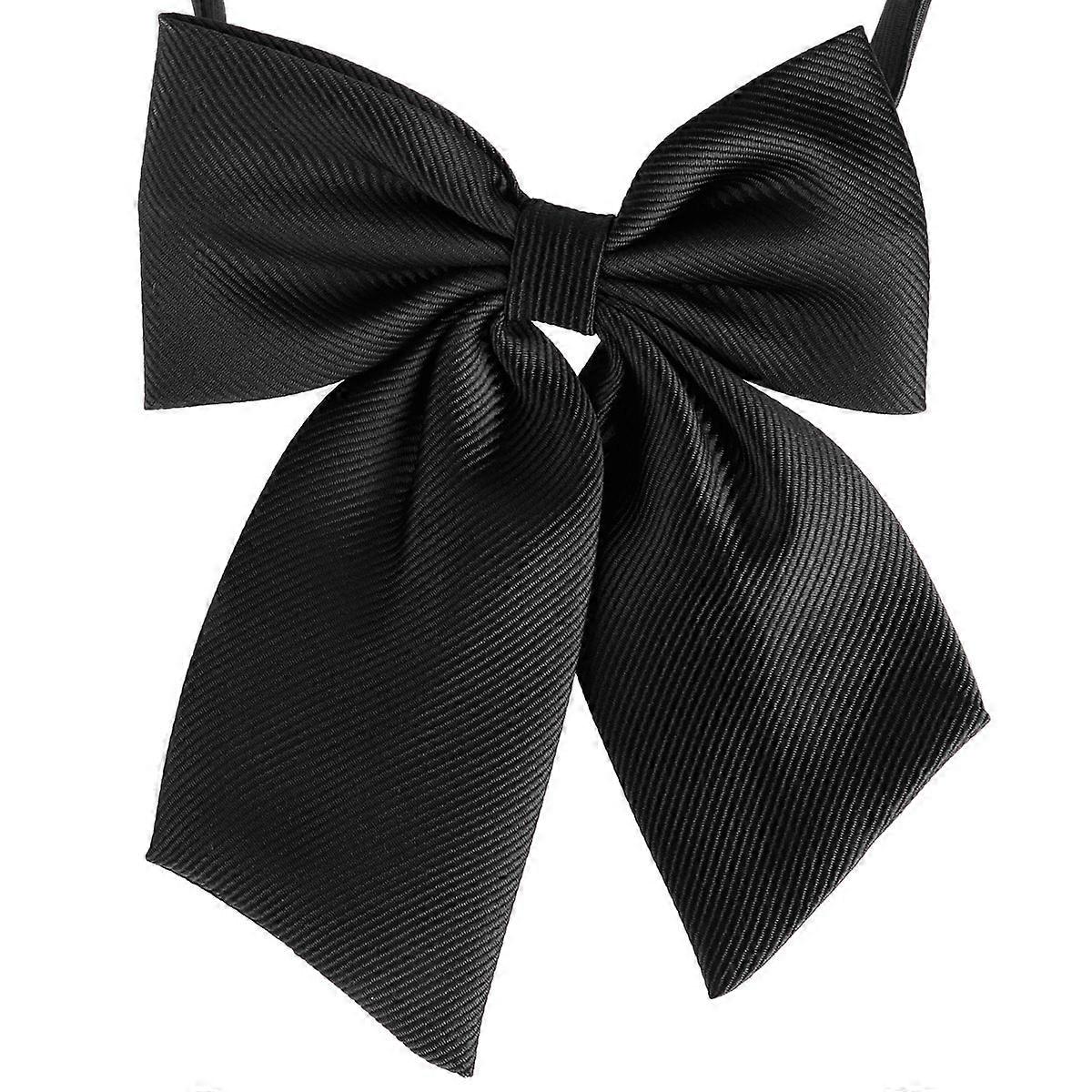 Pre-Tied Bow Tie Men Microfiber Bowknot Bow Tie for Men Black