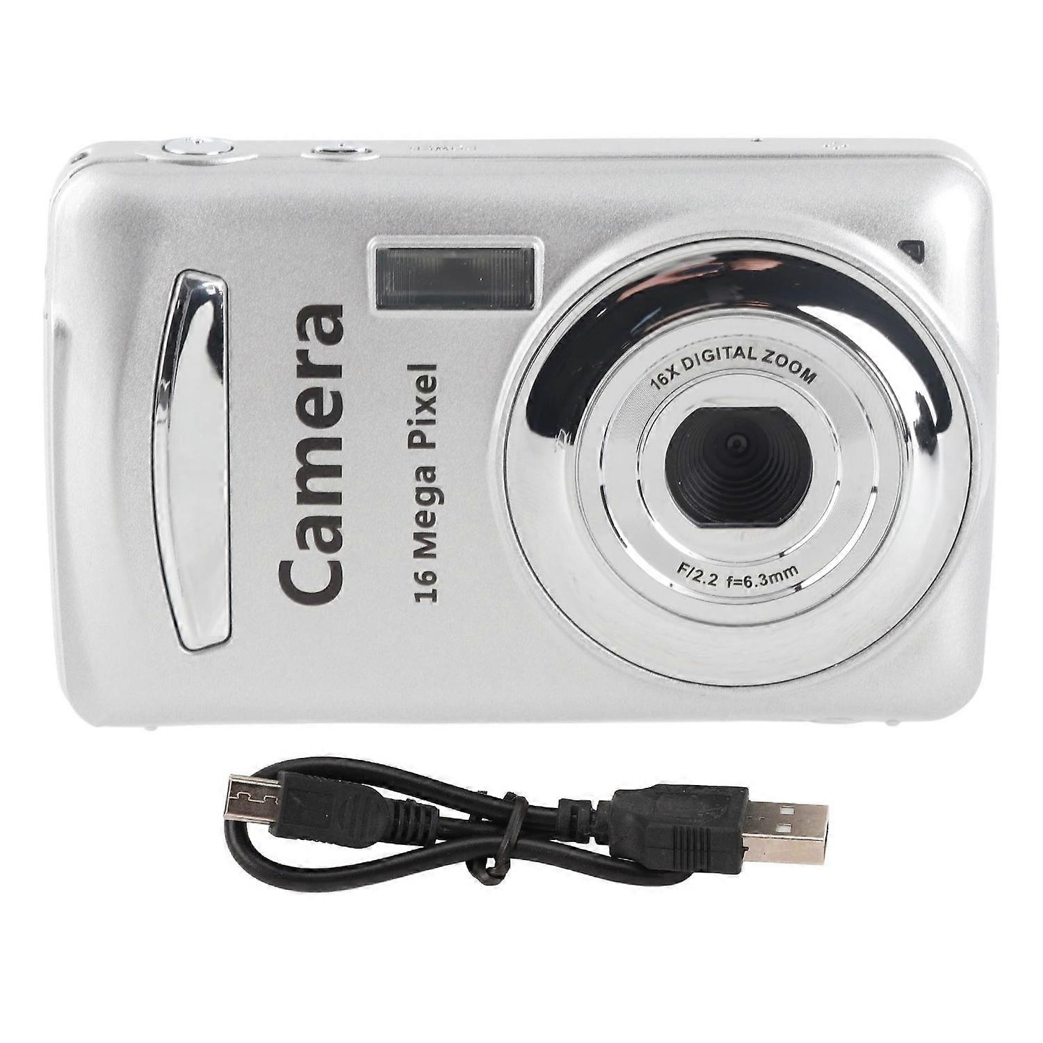 Feature:
1. 16MP Digital Camera: Equipped with a 2.4 inch color display and a 16MP pixels, this digi