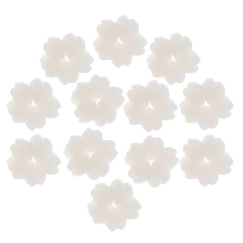 Swimming Pool Oil Absorbing Sponge 48 Pcs For Pool Maintenance Spa Tub Outdoor Use White Durable Cleaning Tool