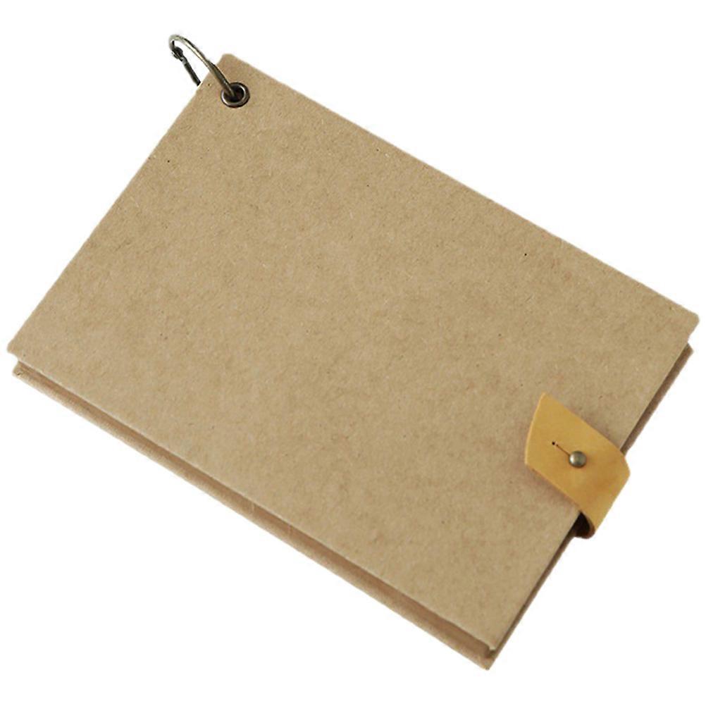 Khaki 2Pcs Vintage Diary Notebook for Travel Writing Notepad