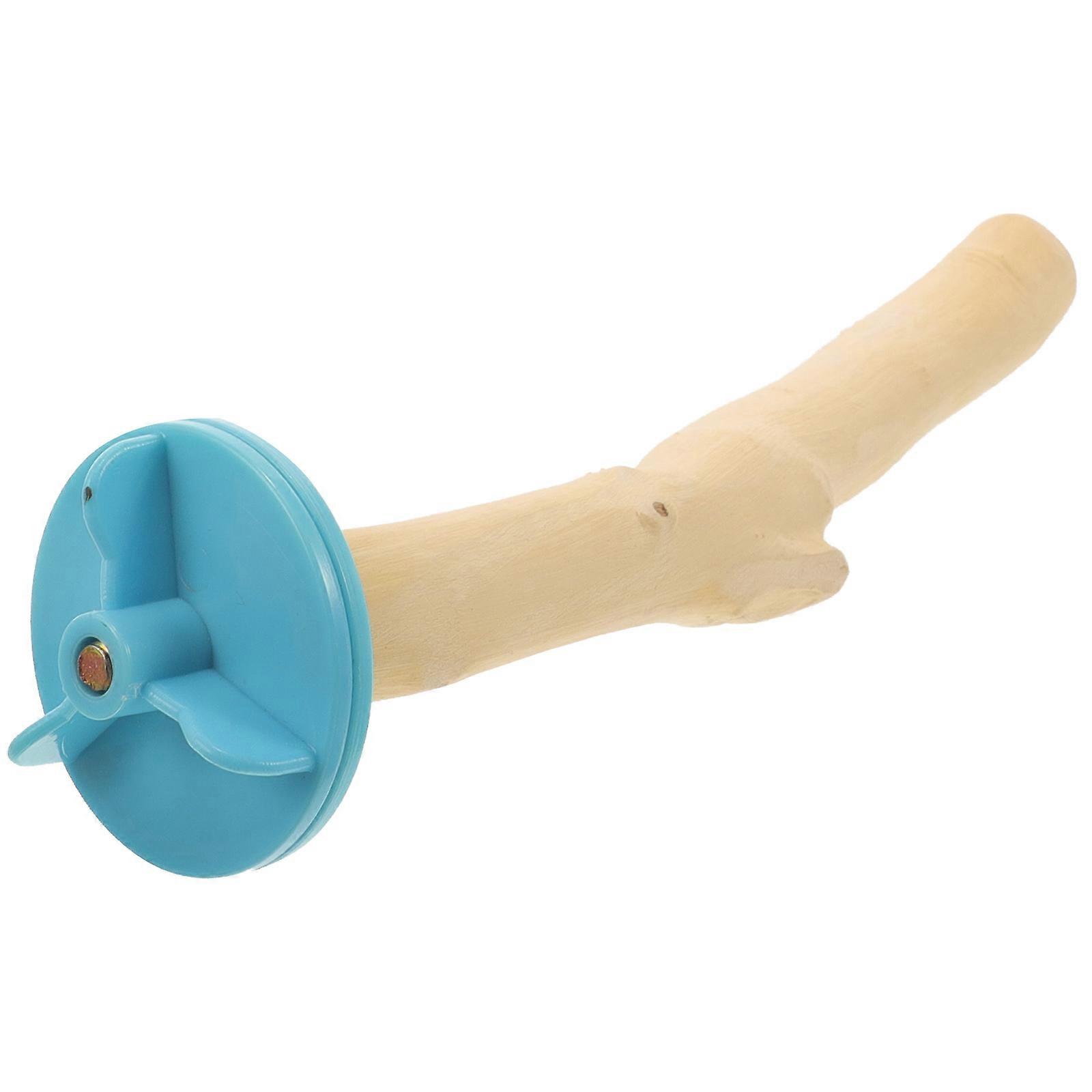 Bird Perch 4Pcs Paw Grinding Stick for Parrots Bird Cage Use Brown Rod Foot Exercise