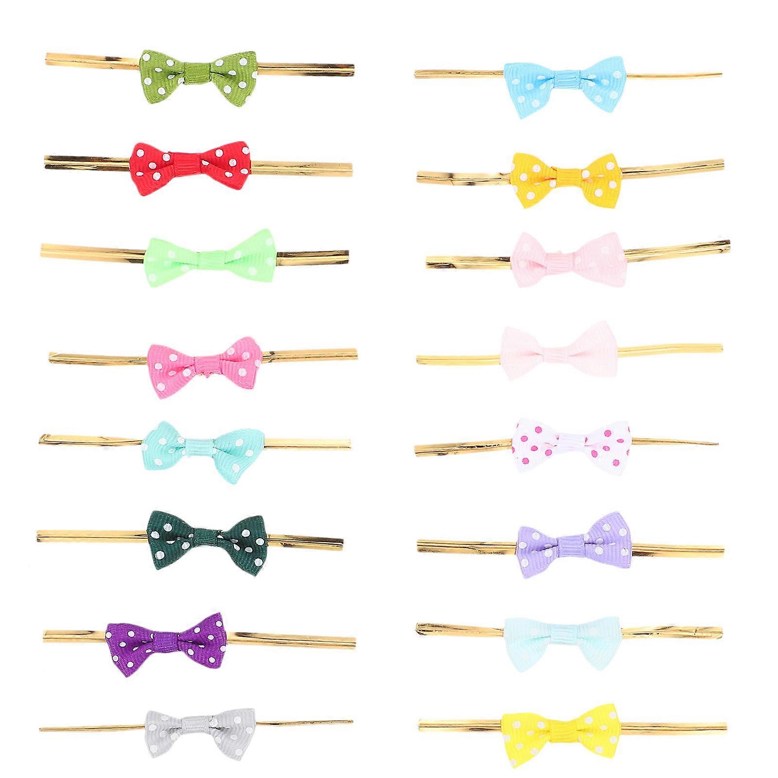 Multi Color Lollipop Bows for Baking 300Pcs Sealing Ties