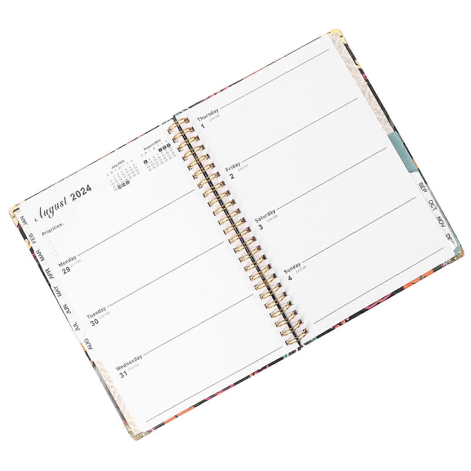 Monthly Overview Household Planner Organizer For Friends Simple Style 1Set For Creative Writing