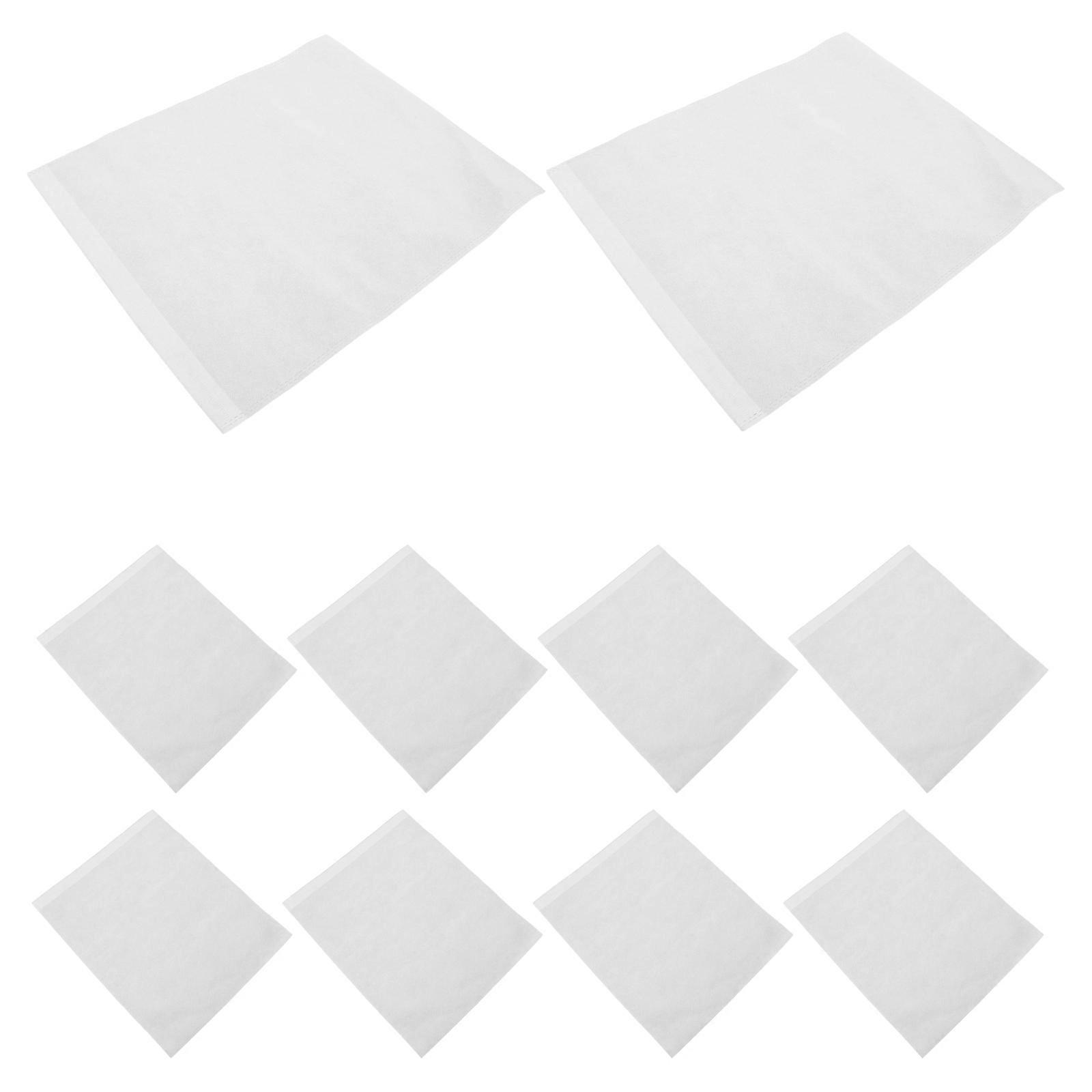 Storage Shoe Bag Non Woven for Travel 100Pcs Durable White Organizer Pouches