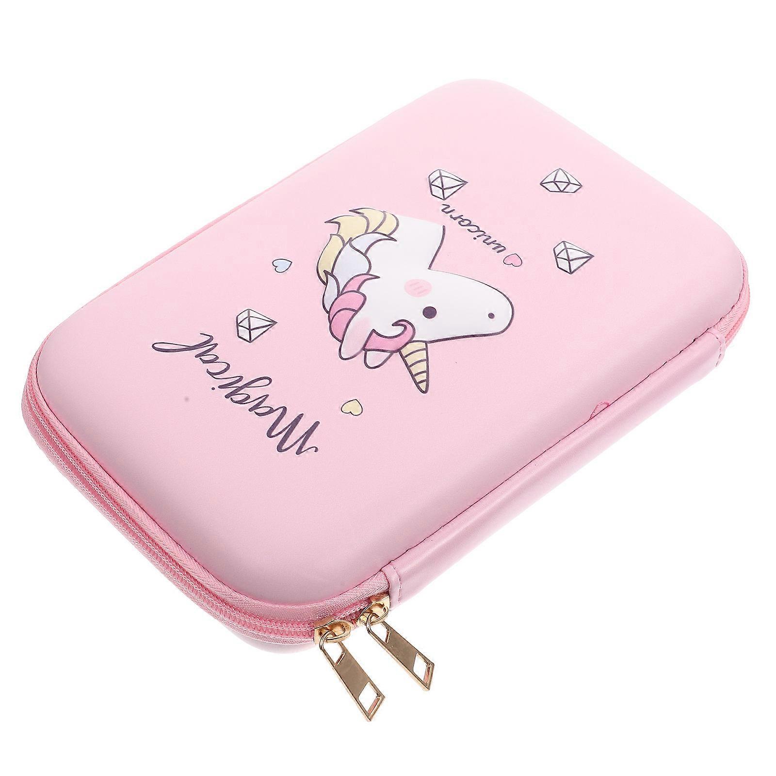 Zipper Pencil Bag for Storage 4Pcs Multi-Function Large Capacity Stationery Case