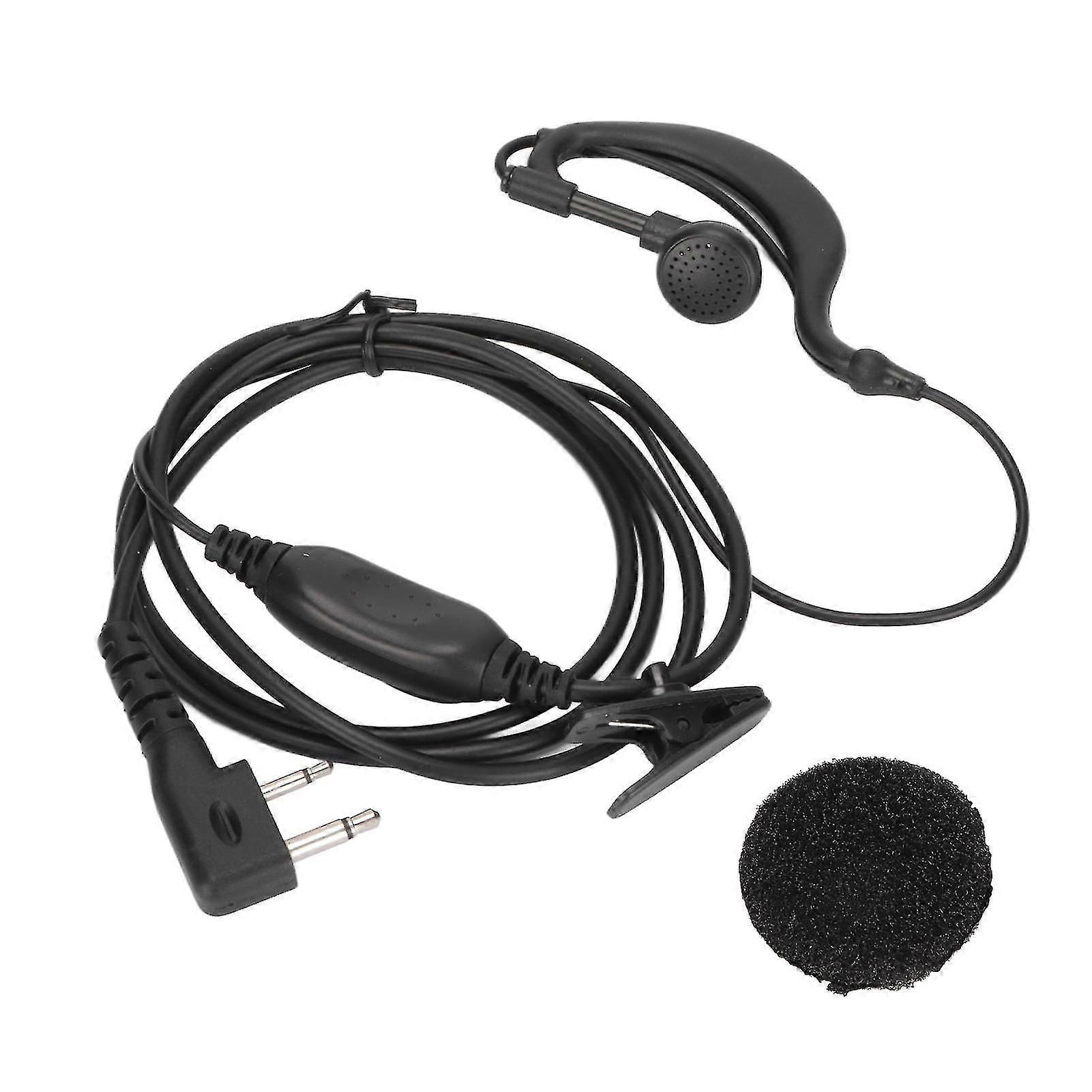 Walkie Talkie Headset Multifunctional G Shape Two Way Radio Earpiece for ICF3 ICF3S ICF4 ICF4S