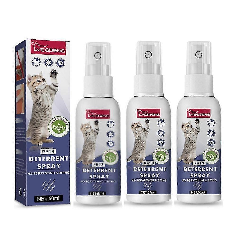 2025 Cat Deterrent Spray, Stops Cats from Peeing & Scratching, Lemon & Coptis, Citrus cat Deterrent Spray