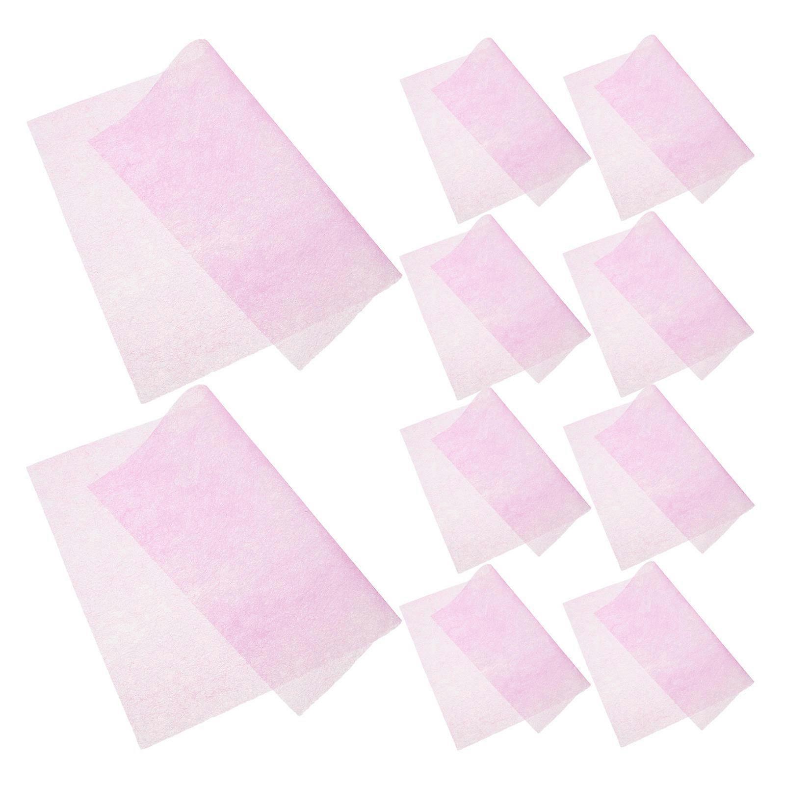 Durable Pink Nail Dust Collector Filter Paper for Cleaning 200Pcs Sheets