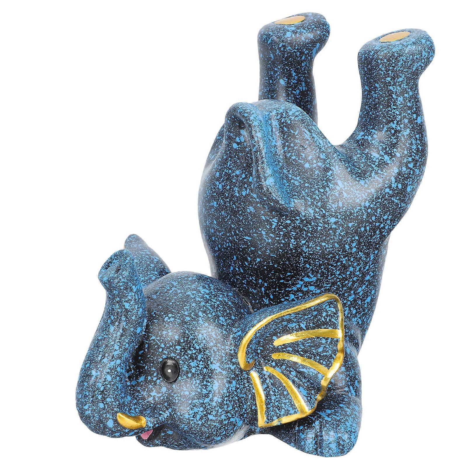 Elephant Glasses Holder Resin Display Stand for Decor Use