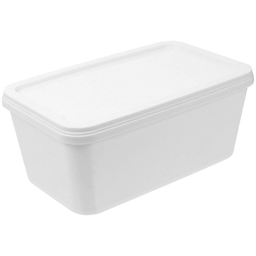 Dessert Preservation Box 3Pcs Freezer Storage Container Rectangular Home Storage Sealed .22X6.29X4.32in