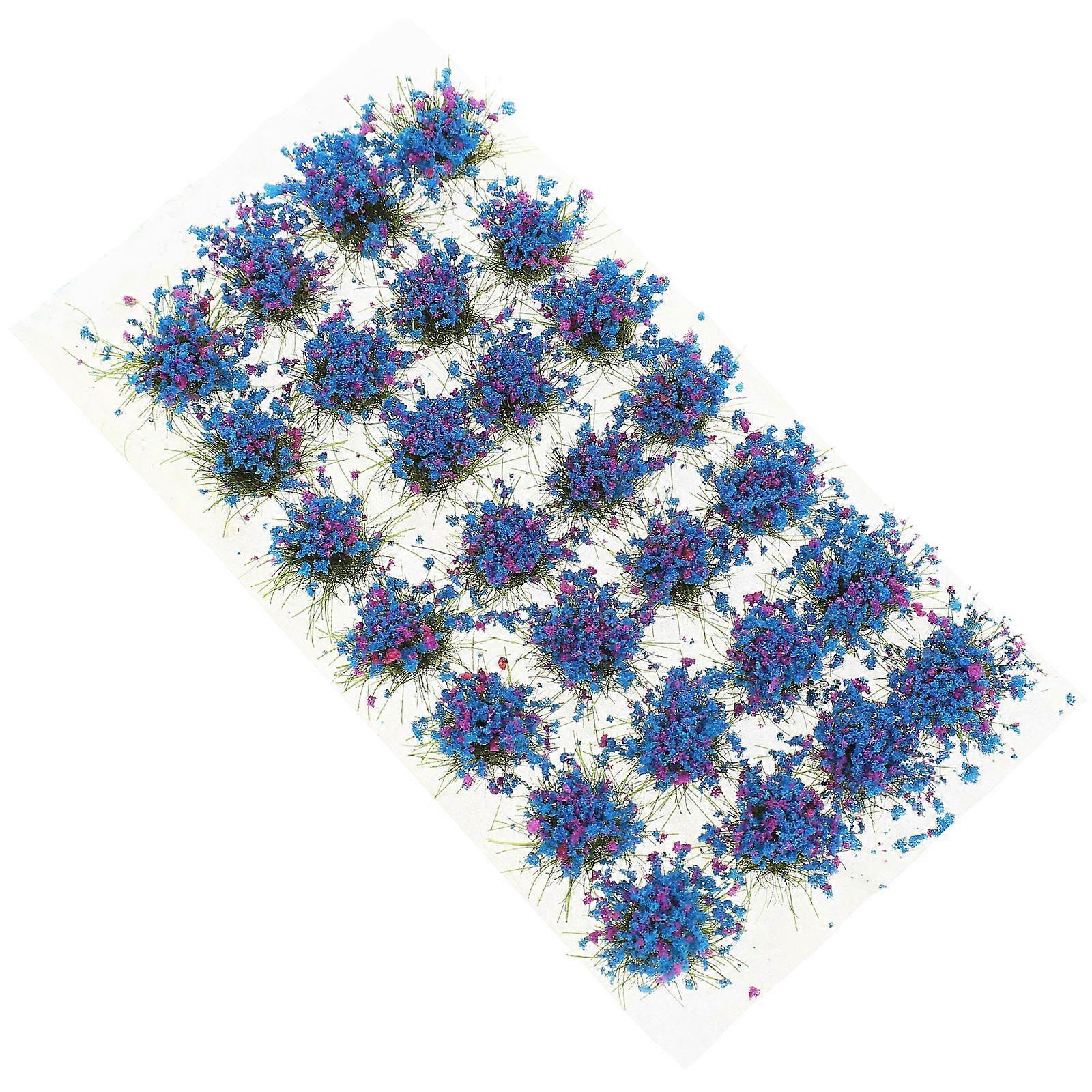 Simulated Flower Cluster Decoration for Decoration 5 Boxes Purple