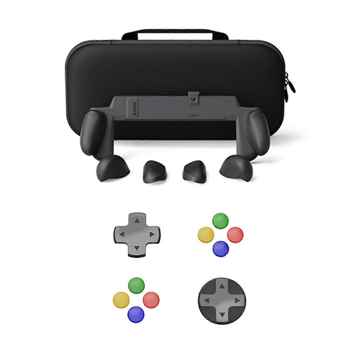 Switch 2 NSW2 Game Console Neo Grip + D-Pad Button Cap with Replaceable Ergonomic Grip Protective Case