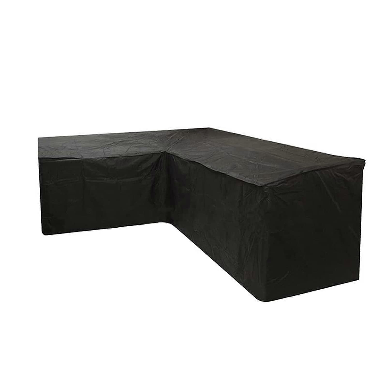 Outdoor V Shaped Furniture Cover 210D HeavyDuty Oxford Fabric Waterproof Windproof Fits Rattan Sofa 270x270x90cm