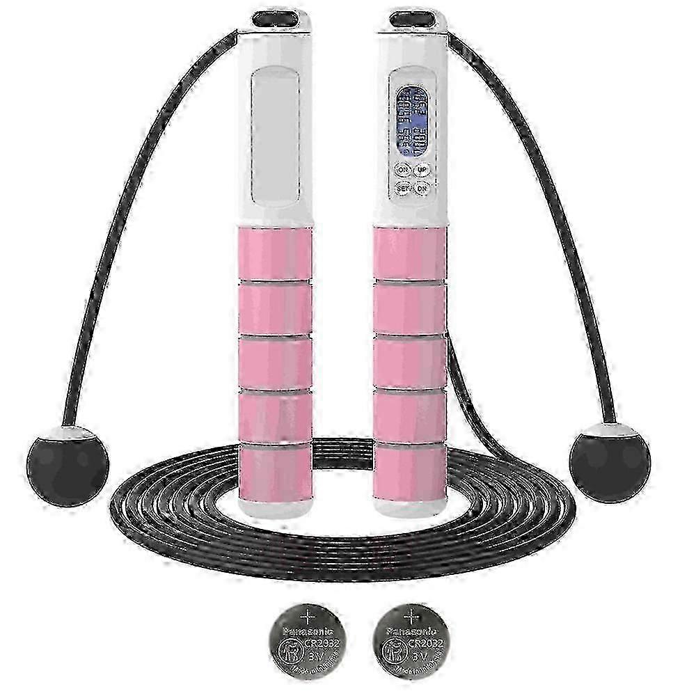 For effective physical training, opt for this adjustable speed jump rope with counter