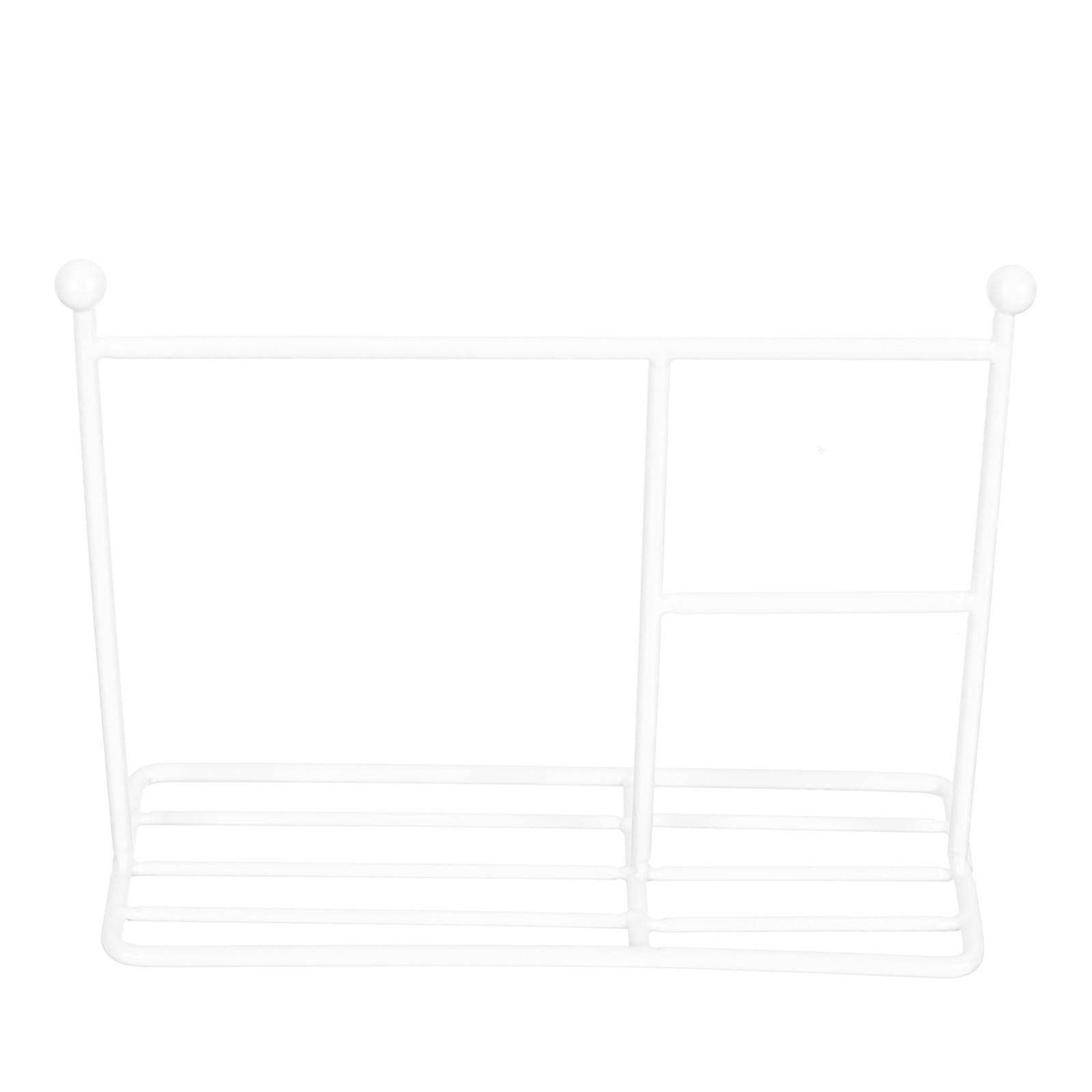 Simulation Cloth Rack Iron Mini Laundry Stand for Decoration 2Pcs White Cloth Stand