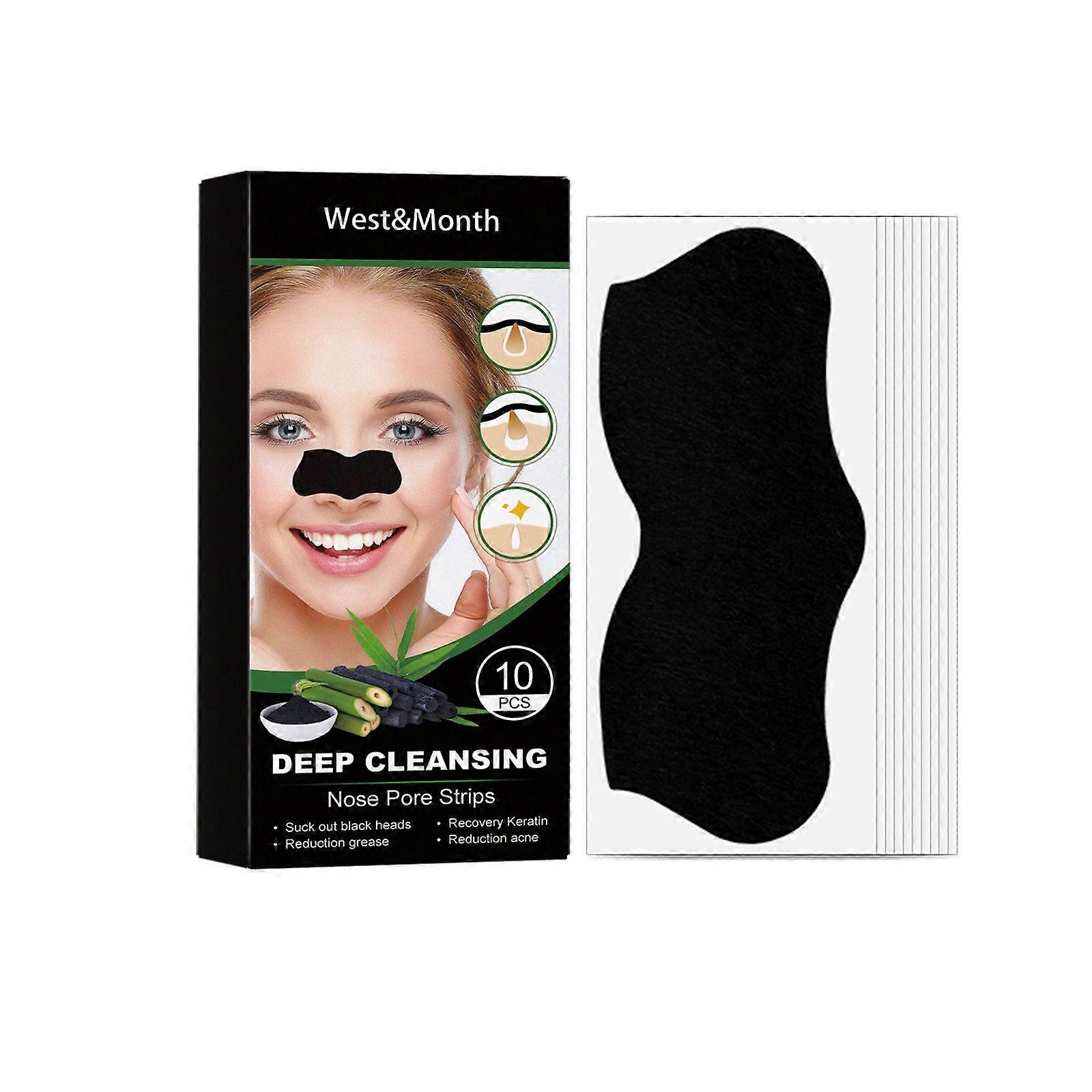 West&Month Deep Cleaning Nose Pore Strips, Deep Cleansing Of The Nose Blackhead Acne Tight Delicate Pores Can Be Torn Nose Mask