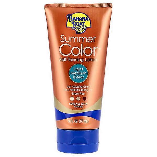 Banana Boat, Summer ColorÃÂÃÂ®, Self Tanning Lotion, Light Medium Color, 6 fl oz (177 ml)