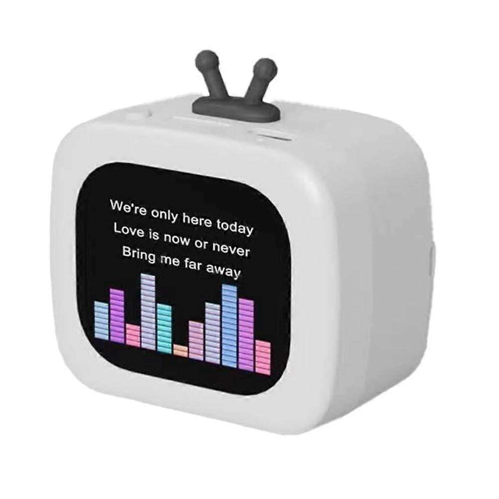 Portable Mini Bluetooth Speaker With Built In Music Player, Photo Album, Alarm And Call Timer, Compact Size