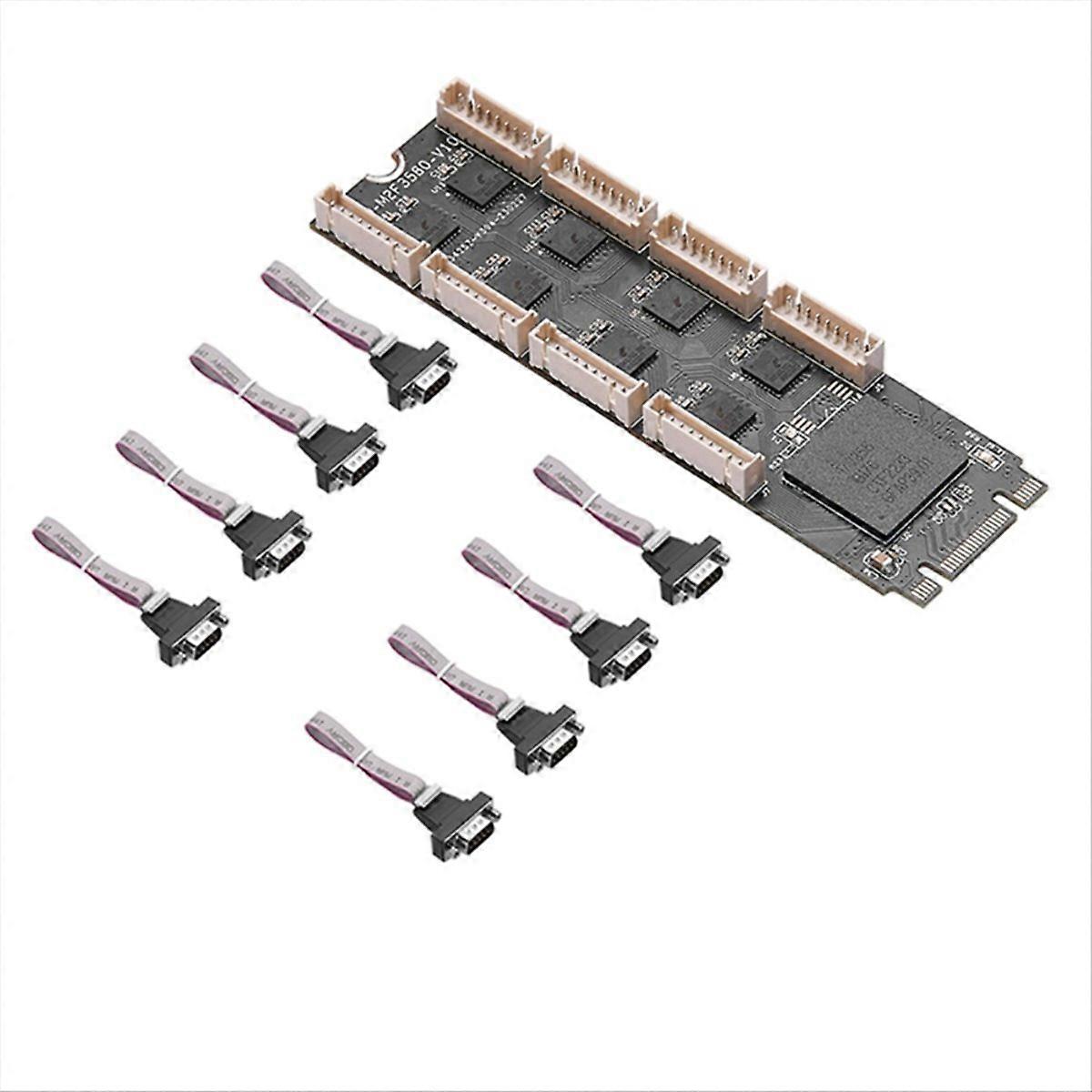 M2- auf 8 Port RS232 Serielle Erweiterungskarte Riser Adapter
