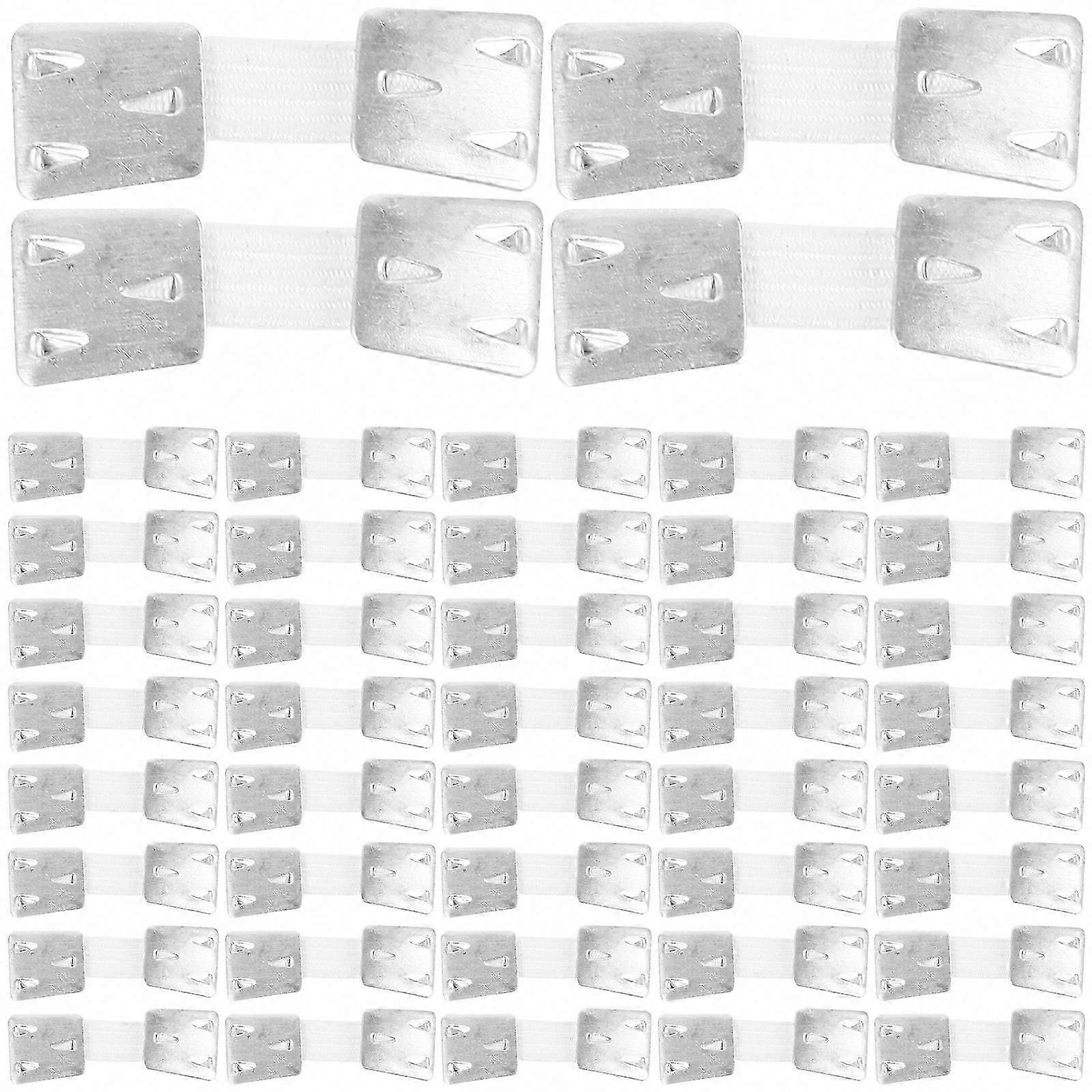 50pcs Metal Bandage Clips, Elastic Bandage Fastener Buckles for Secure Hold