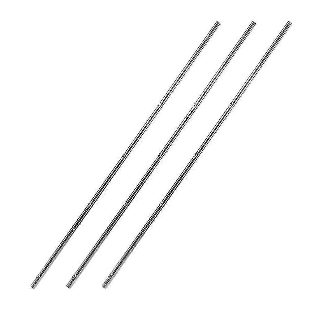 Foosball Table Rods Replacement Easy to Operate Iron Operation Pole for Table Soccer Machine Accessory 44.00X0.80X0.80cm 3Pcs