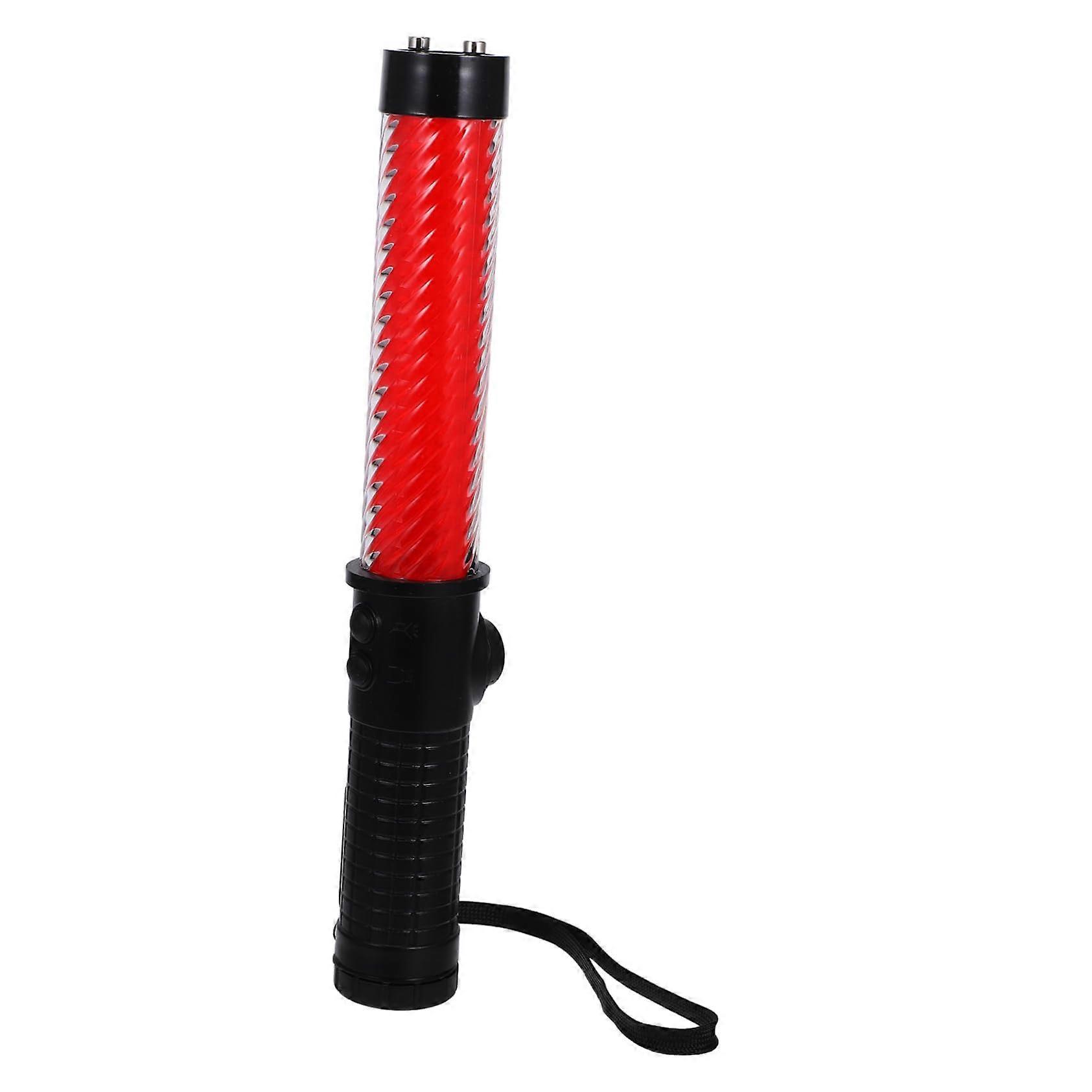 LED Wand Red Safety For Parking Directing And Crowd Reusable Cheering Stick With Bright Glow For Concerts And Events