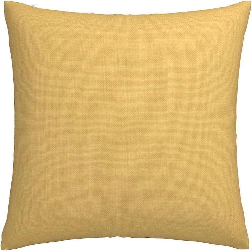 n964イエローテーマクッションカバー45 x 45 cmスクエアスロー枕カバーソファ寝室用隠し穴、目に見えないジッパー付き18 x 18インチセット-TB3964 hnj964