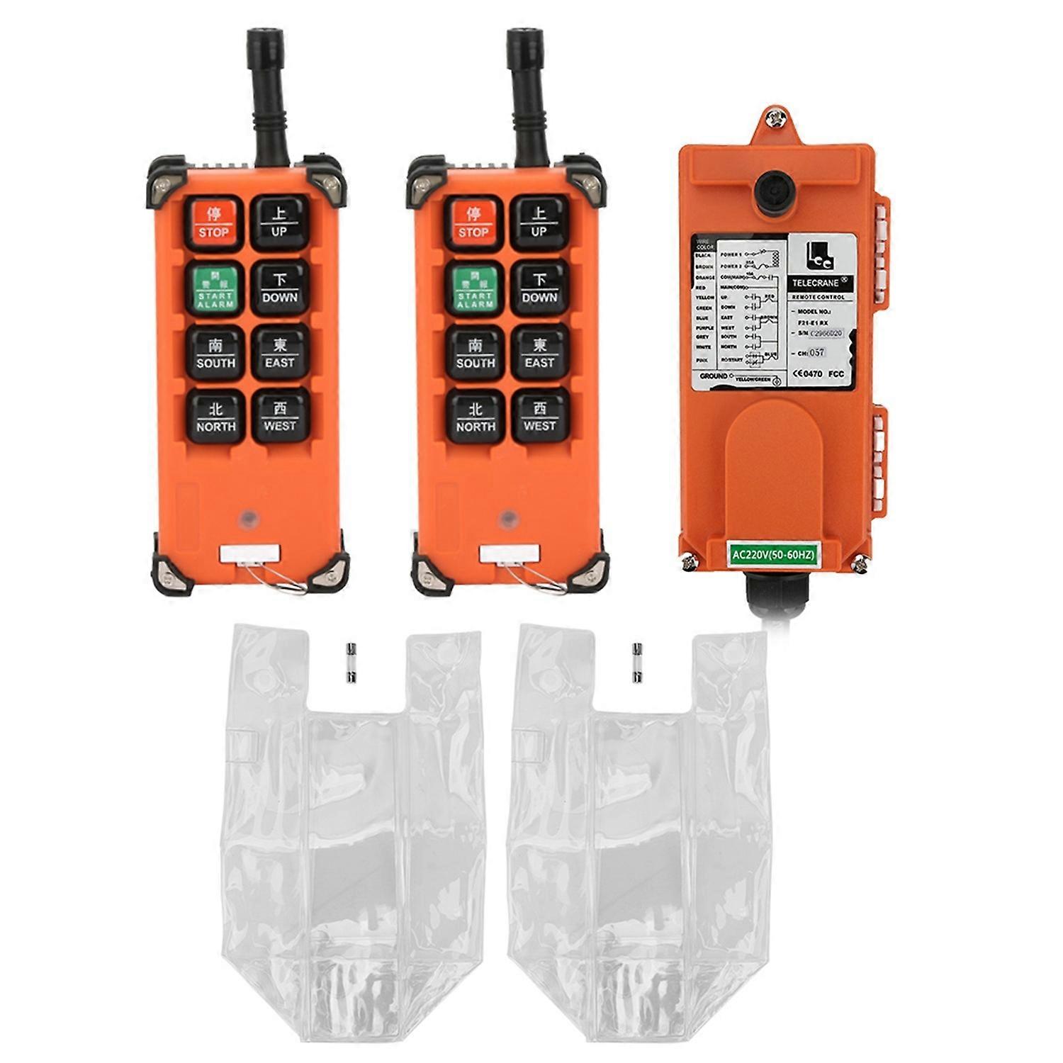 Wireless Remote Controller Hoist Remote Control 2 Transmitter 1 Receiver 220v