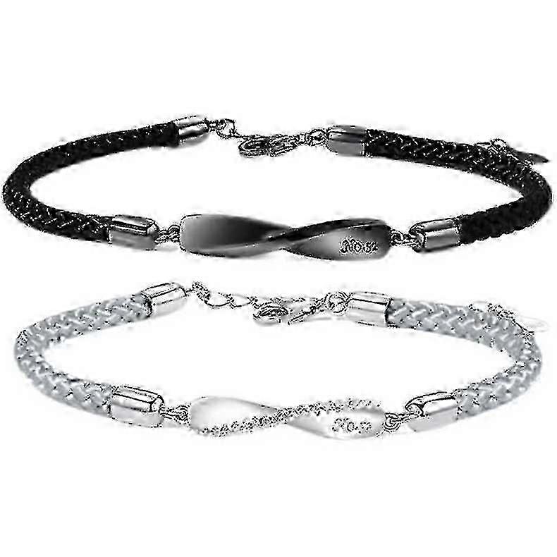 2pcs Couple Bracelet Small Woven Bracelet