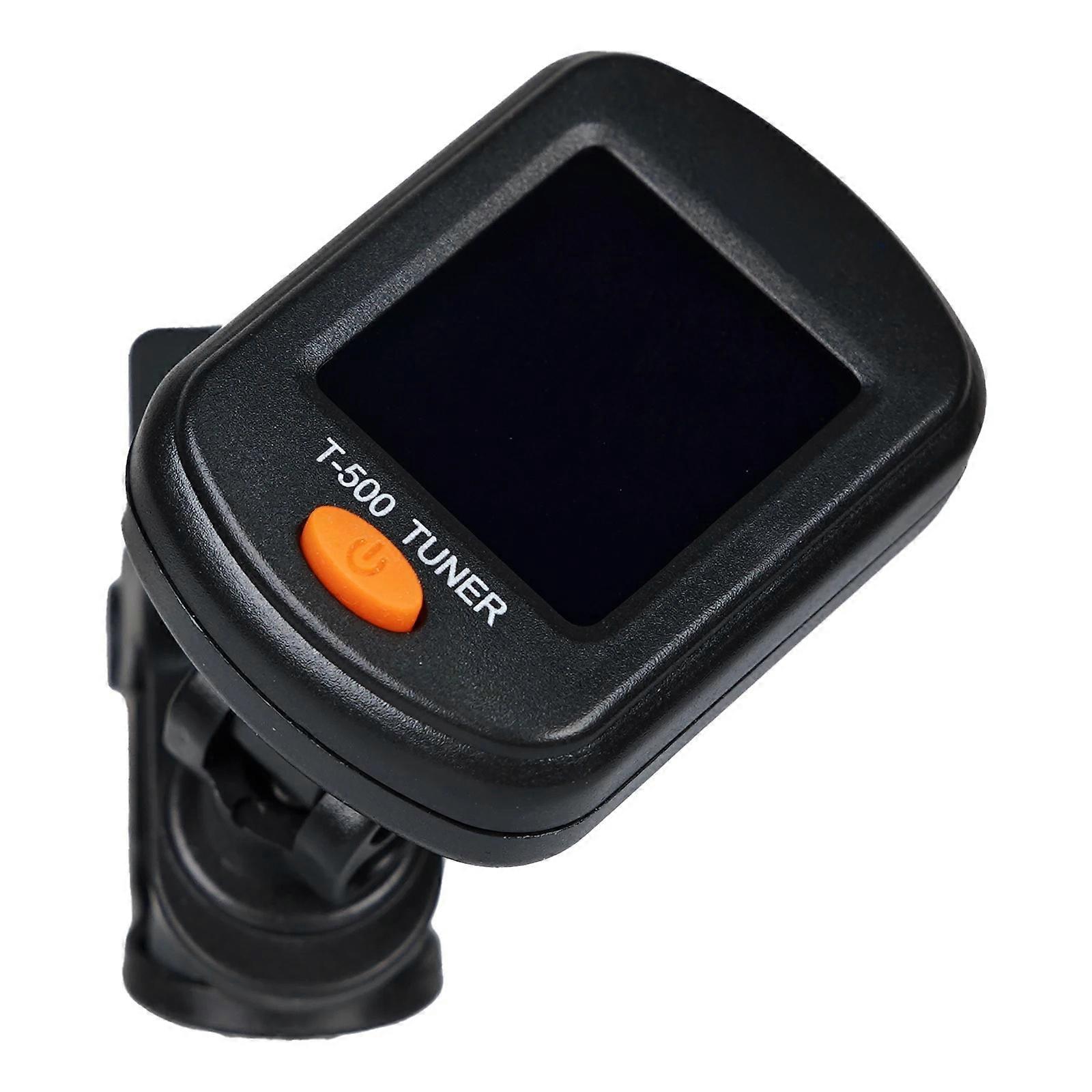 High Sensitivity Sensor Guitar Tuner Portable Guitar Tuner Guitar Tuner Clip for Various Folk Guitar Enthusiasts Multicolor