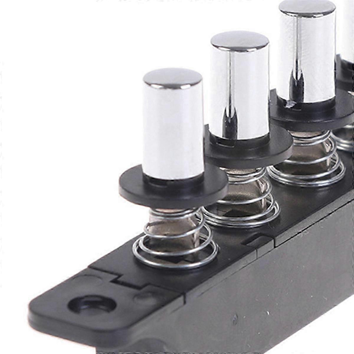 Pushbutton switch for kitchen range hood - easy install control panel component