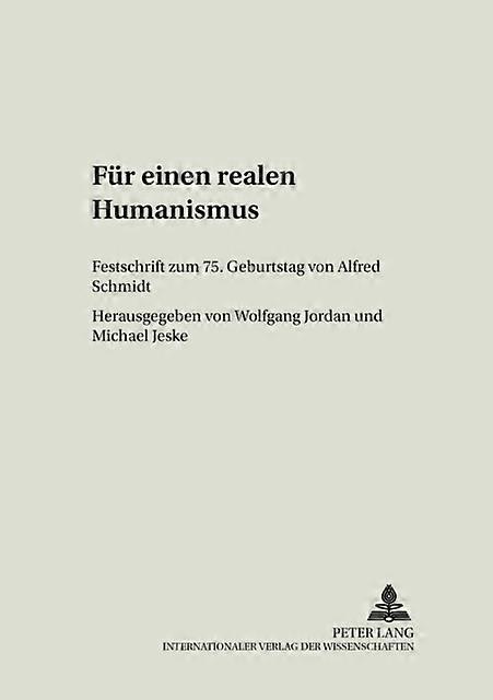 Fuer Einen Realen Humanismus Paperback