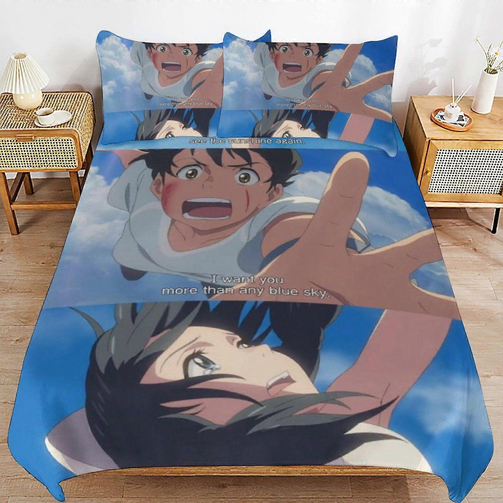 E374 Weathering with You Soft Surface Comfort Construction Easy Clean Bedding Essentials Duvet Cover Sets Night Rest F374