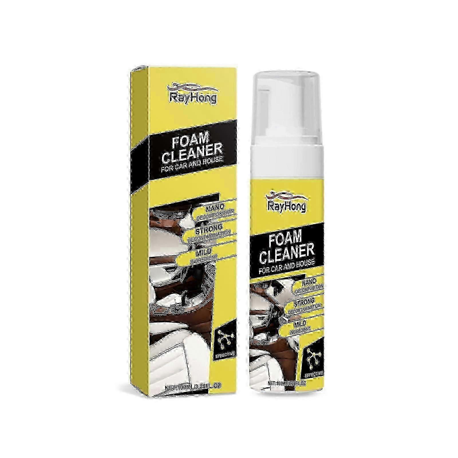 Multi-Functional Foam Car Cleaner, Interior Seat Instrument Panel Cleaning Stain Curing Cleaner