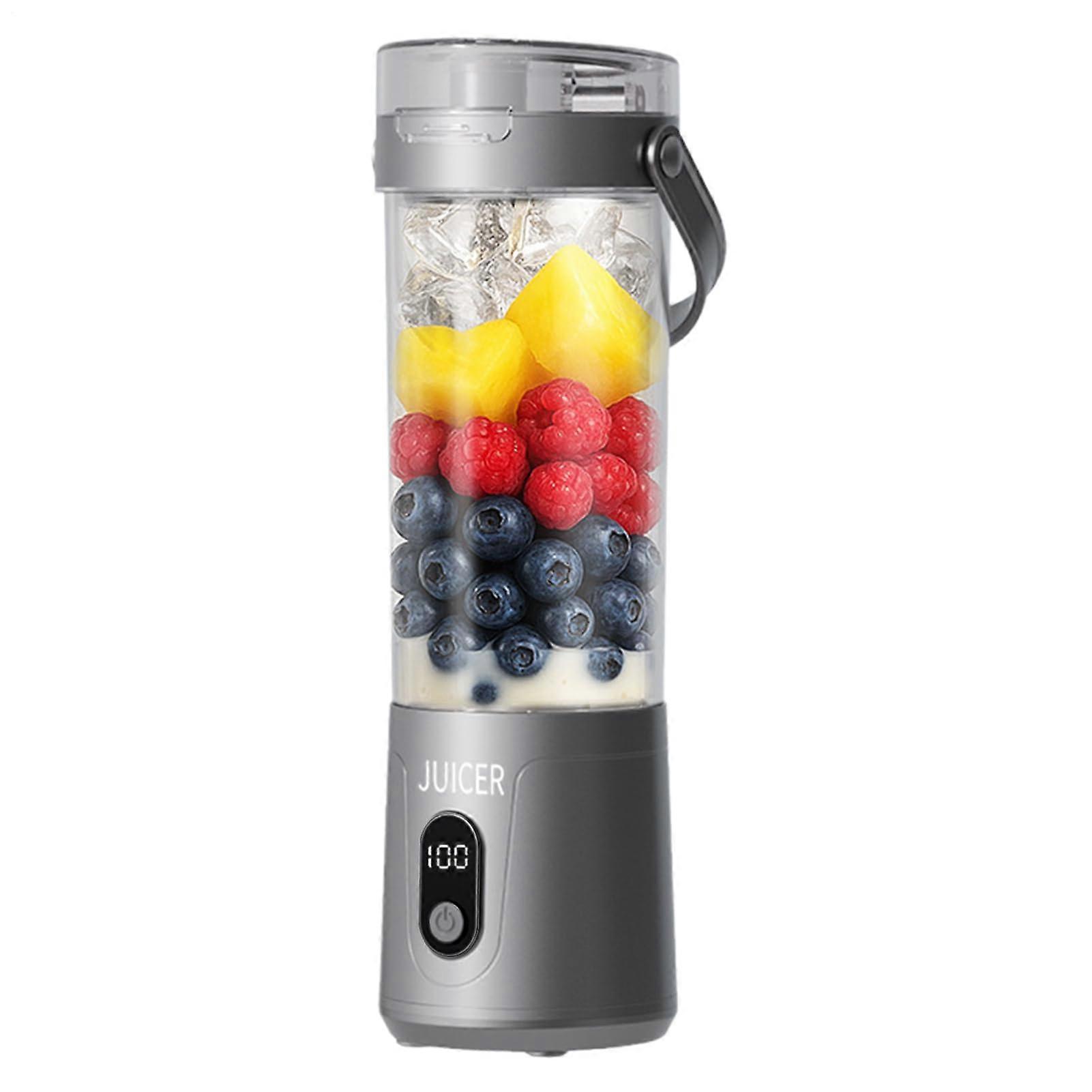 Fruit Scrubbing Extractor With Digital Display Black Portable For Fruit Vegetables Picnic Camping