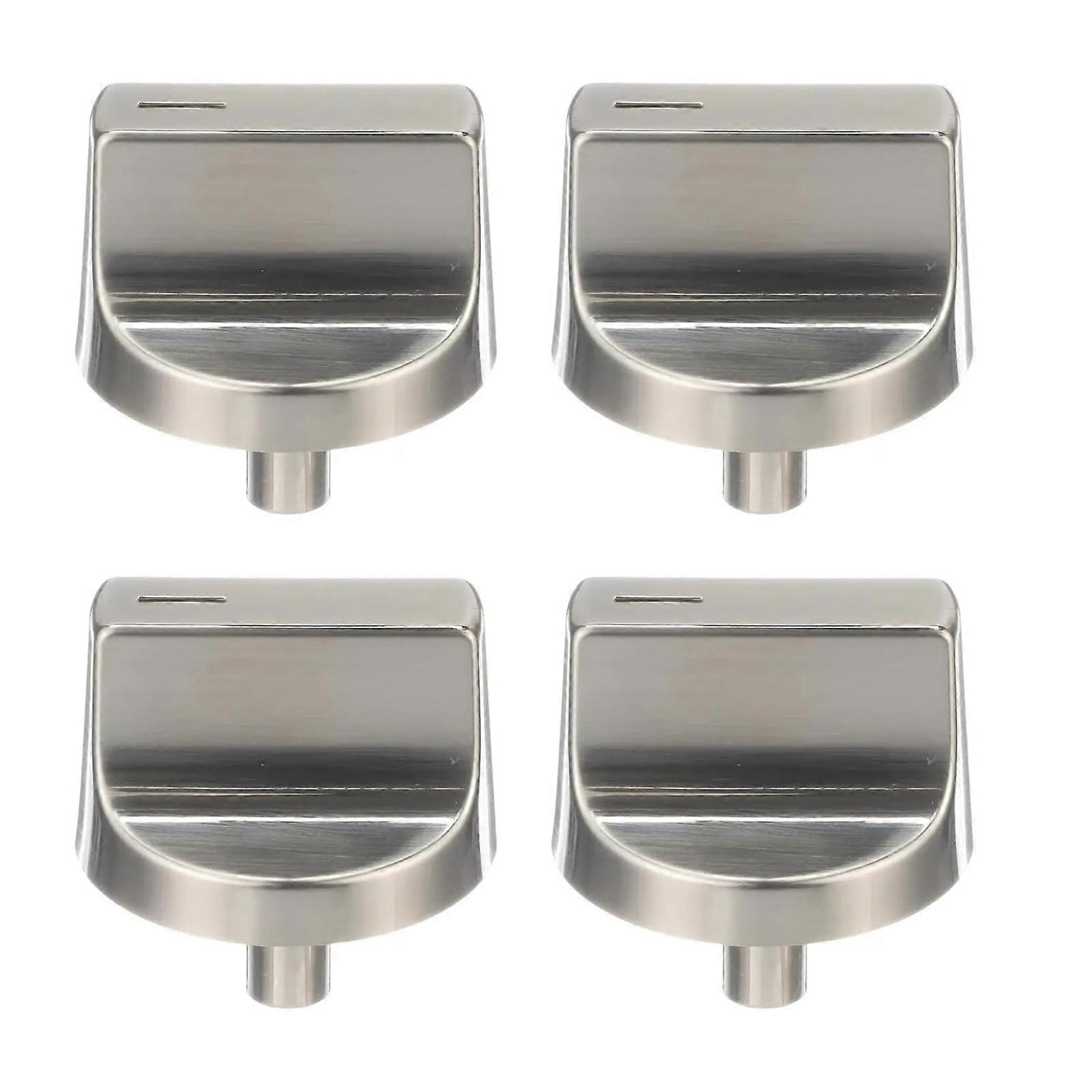 Pack of 4 Gas Cooker Handle Replacement Control Knob Plastic Texture Smooth Turning Accurate Heat Adjustment for Cooker Multicolor