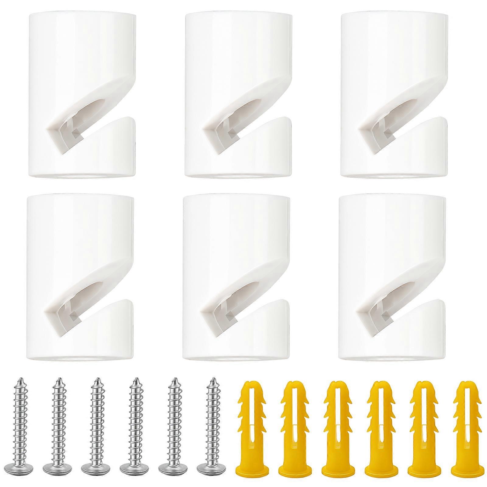 Heavy Duty ABS Monkey Swing Metal Cord Clip with Screws Dowels For Secure Ceiling Light Wire Adjustment And Positioning  White