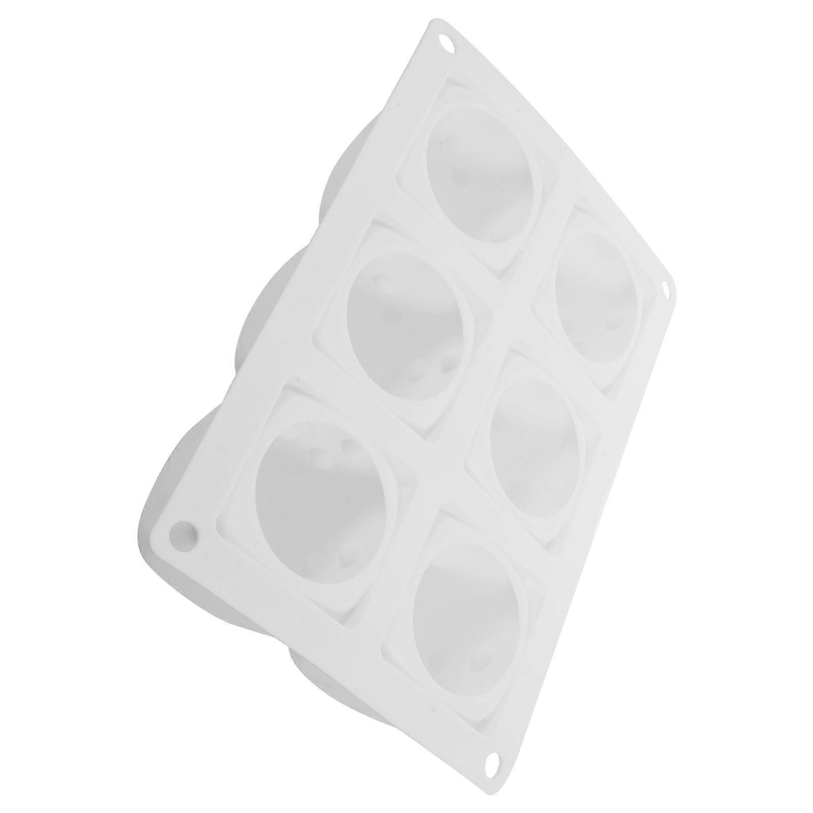 6 Cavity Silicone Mold for Baking Use for Crafting Dessert Cakes