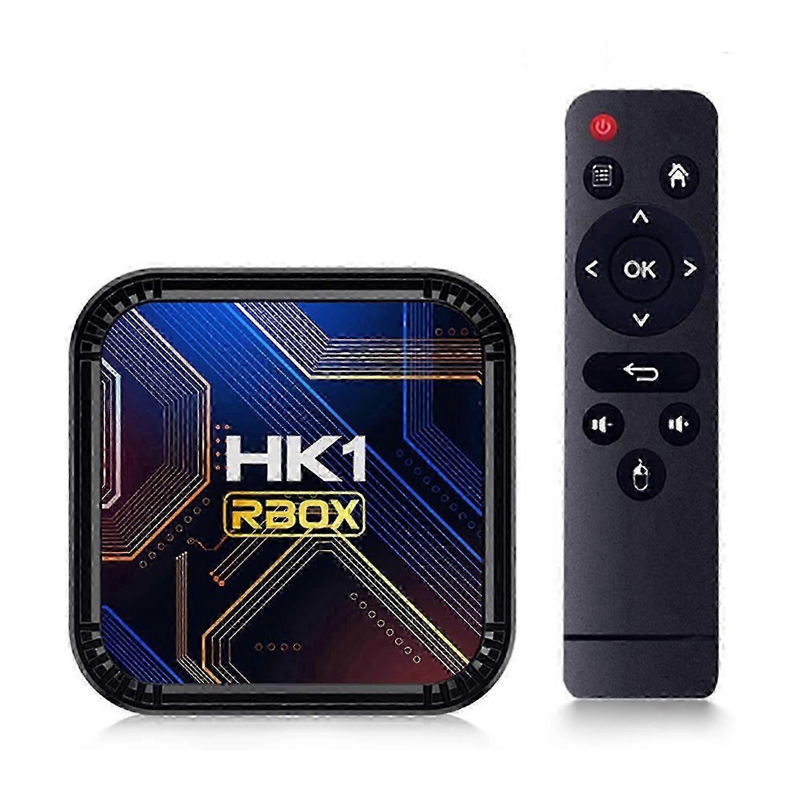 Home HK1 RBOX K8S Android 13 TV Box, RK3528, 64GB/32GB/16GB, 2.4G 5G Wi-Fi, BT 4.0, Media Vedio 4K Decoding Player & Set-Top Receiver