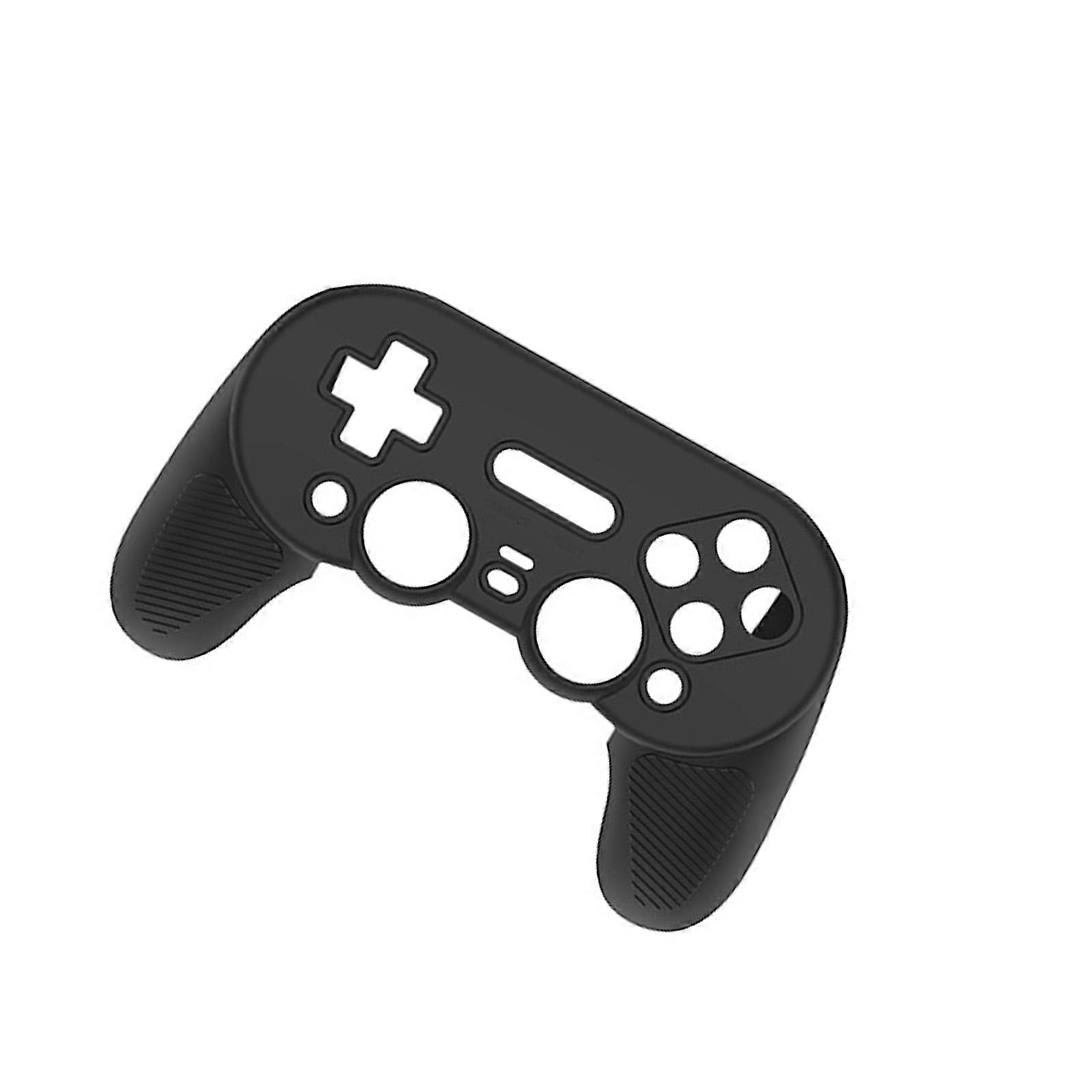Silicone Cover Shell for 3 Game Controller Scratch Resistant Housing Skin Cover Flexible Cover Game Accessory  Black