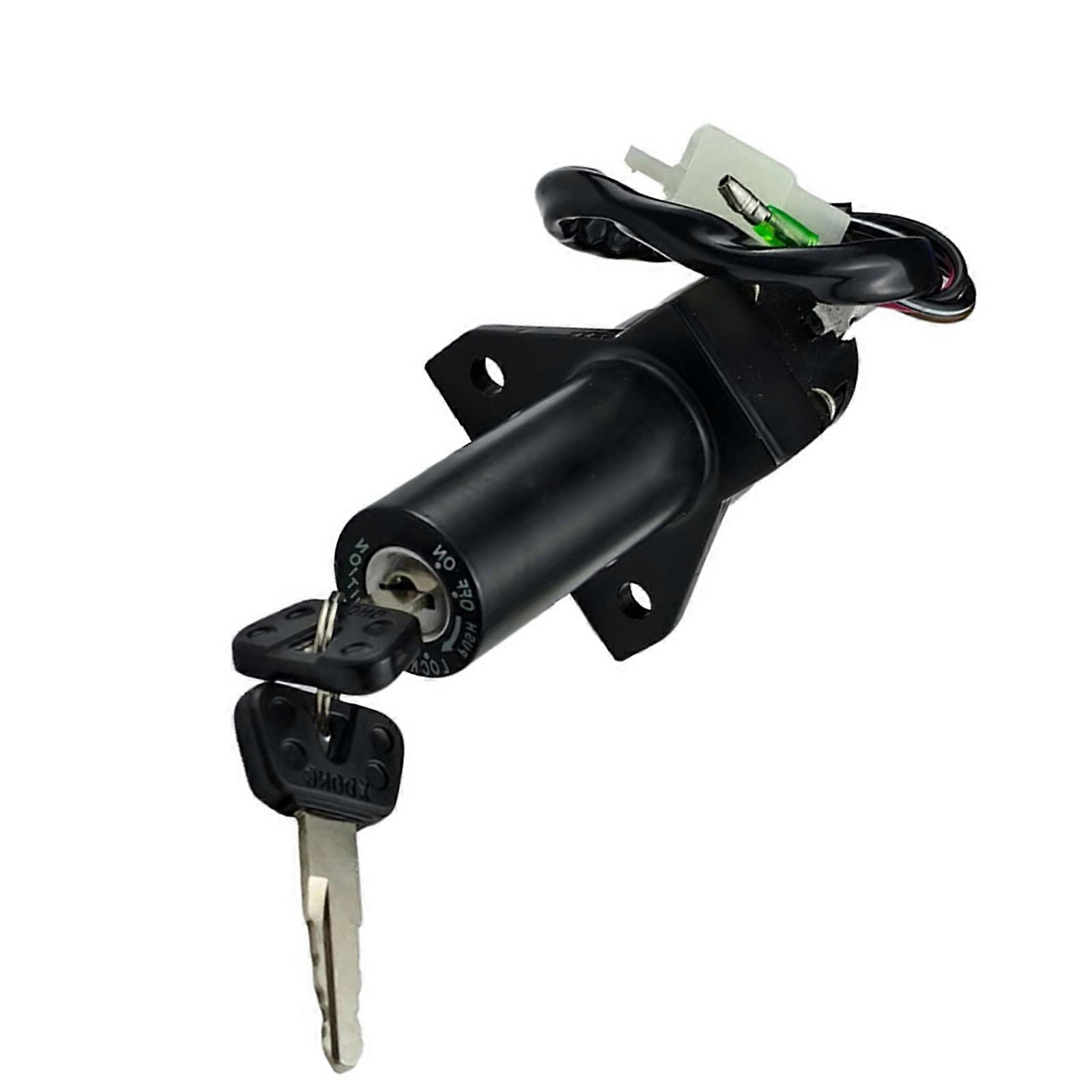 Reliable Ignition Switch Lock Replacement Rust Resistant Suitable For YBR125 Motorcycle Ensuring Long Lasting Security Multicolor