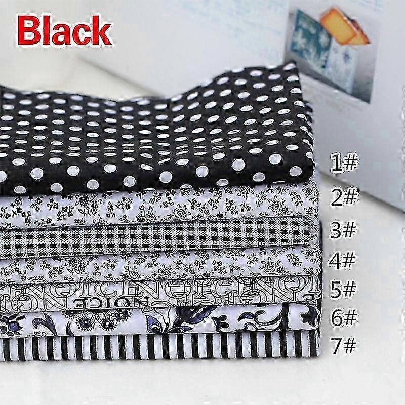 7pcs Scrapbook Sewing Crafts Cotton Fabric Bundle Handcrafts Patchwork Handmade Quilting Diy