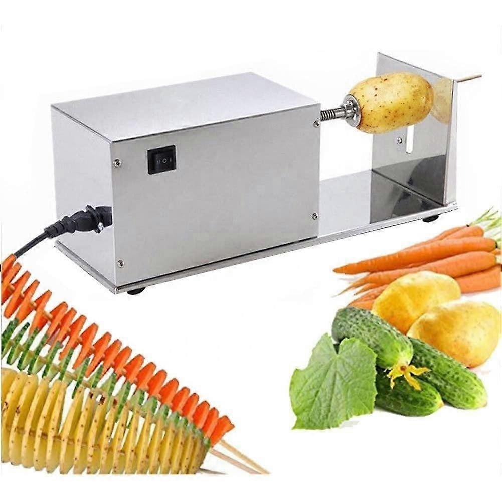 Potato Spiral Cutter Machine Automatic Tornado Slicer for Chips and Snack Preparation