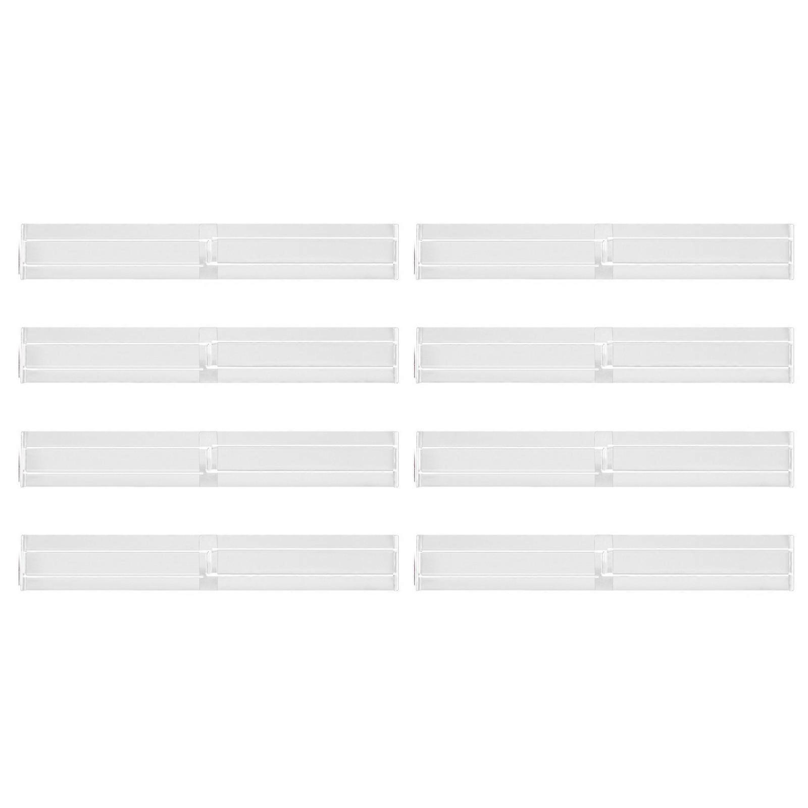 Efficient Drawer Divider Set Customizable and Space Saving Expandable Separators Drawer Partition Organizer  Transparent