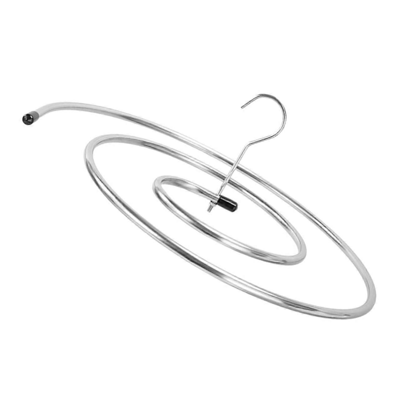 Stainless Steel Spiral Quilt and Blanket Drying Rack SpaceSaving Laundry Stand for Towels